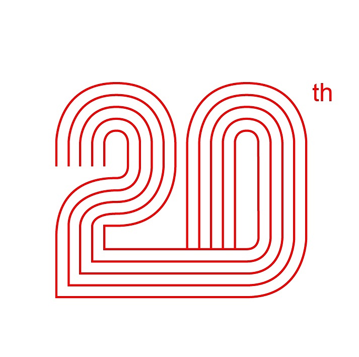 公司20周年庆logo
