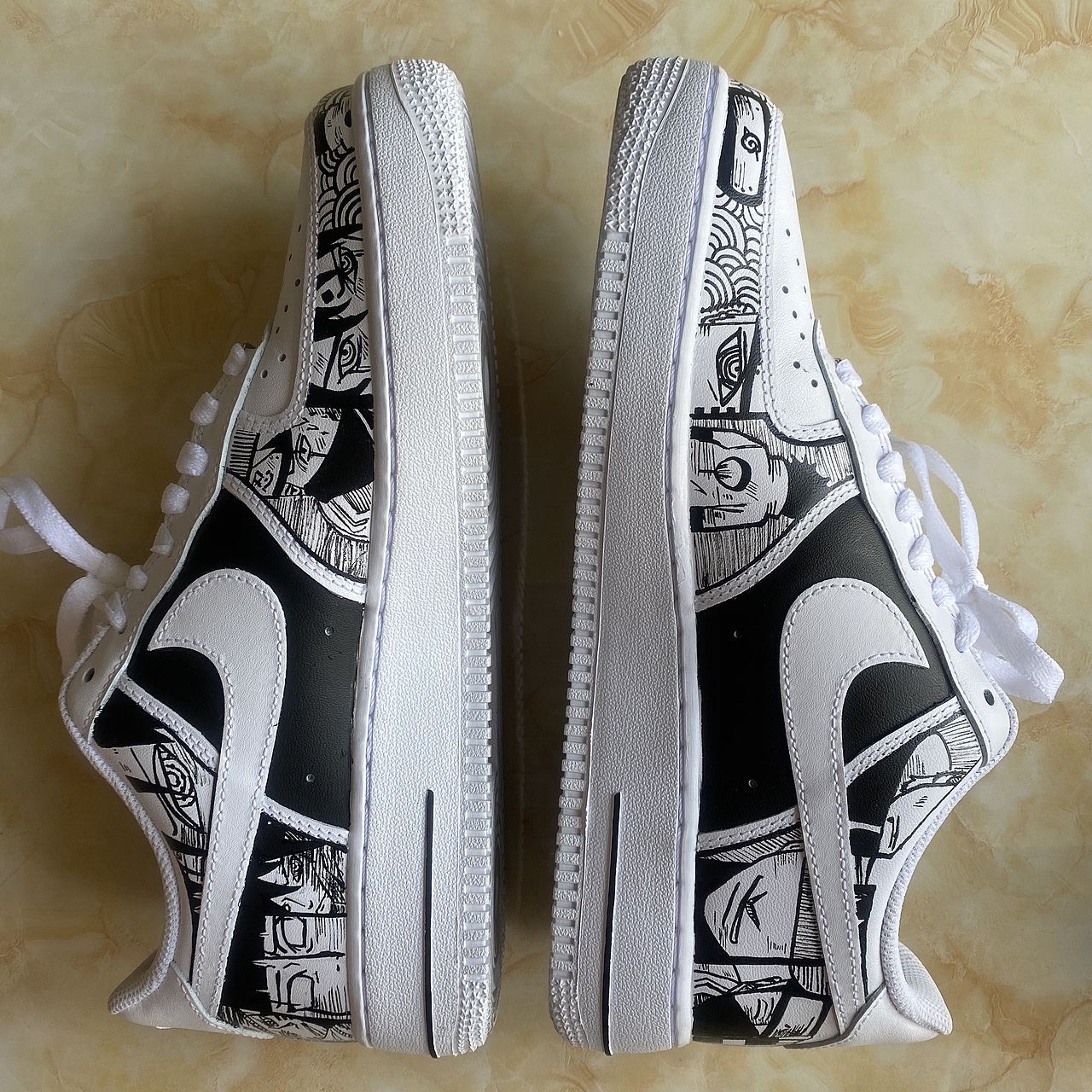 手绘 空军一号 鞋绘 涂鸦