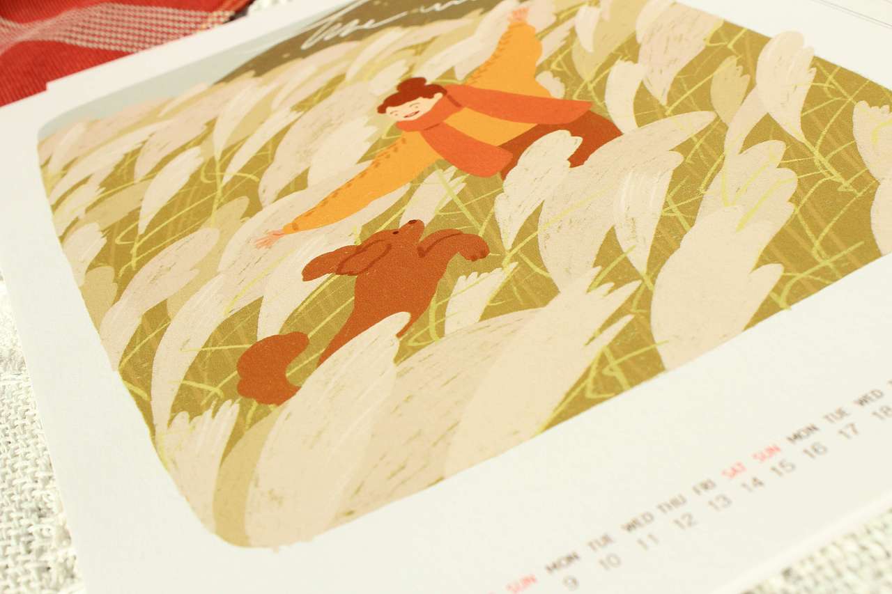 石魚丁的2021新年历（图ZMjM1NzI3NjAw） - 艺术插画 - 站酷设计师石魚丁原创素材 - 站酷ZCOOL