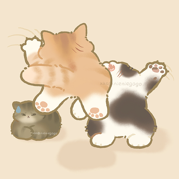 一起来吸猫～顺便求建议（图ZMzIzNjM5NjQ4） - 商业插画 - 站酷设计师milkyaaa原创素材 - 站酷ZCOOL