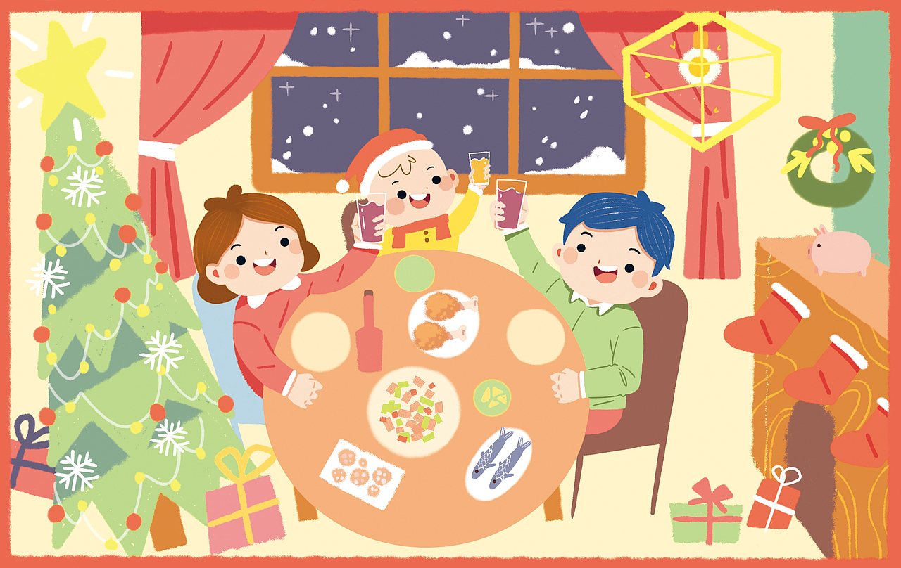 茵茵一家 2019台历（图ZMTU4NTEwODI4） - 儿童插画 - 站酷设计师薪南原创素材 - 站酷ZCOOL