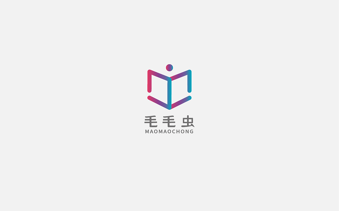 mmc毛毛虫logo形象设计