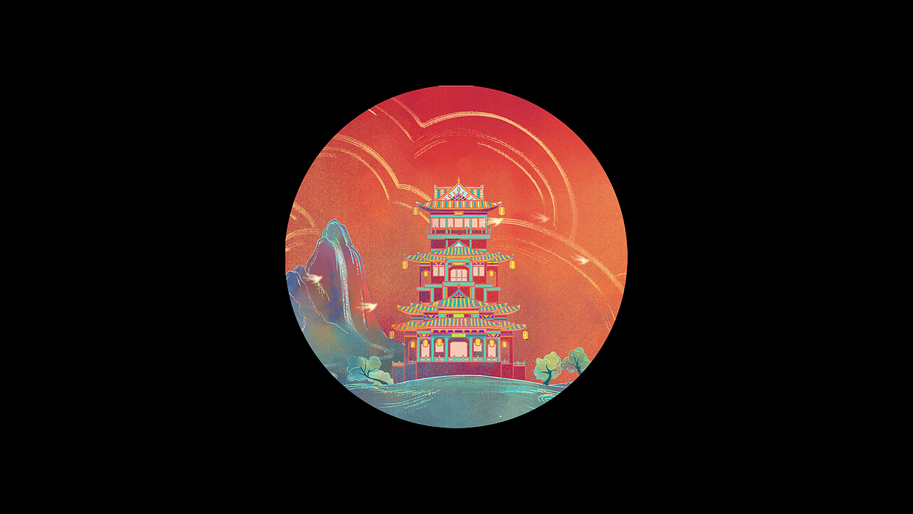 2021牛年新春贺图——金牛迎春