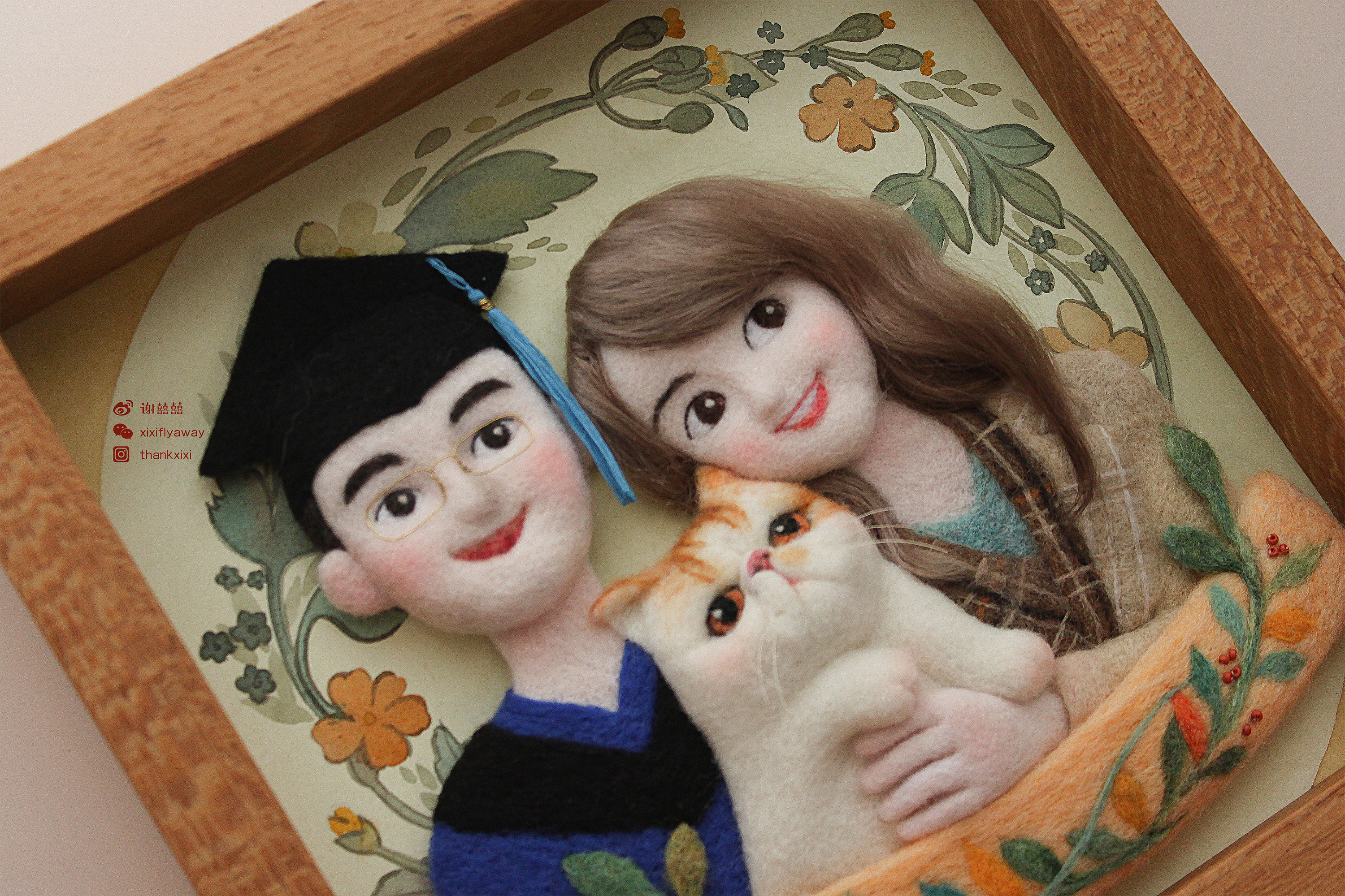 囍囍的羊毛毡之人物毛毡合集