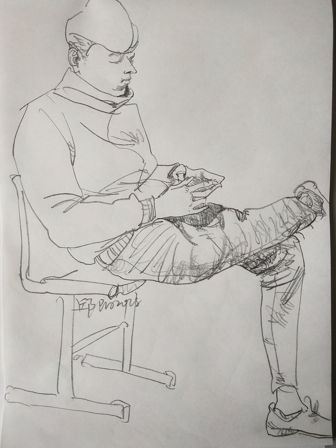 造型不能软,抓住模特特征进行艺术加工,