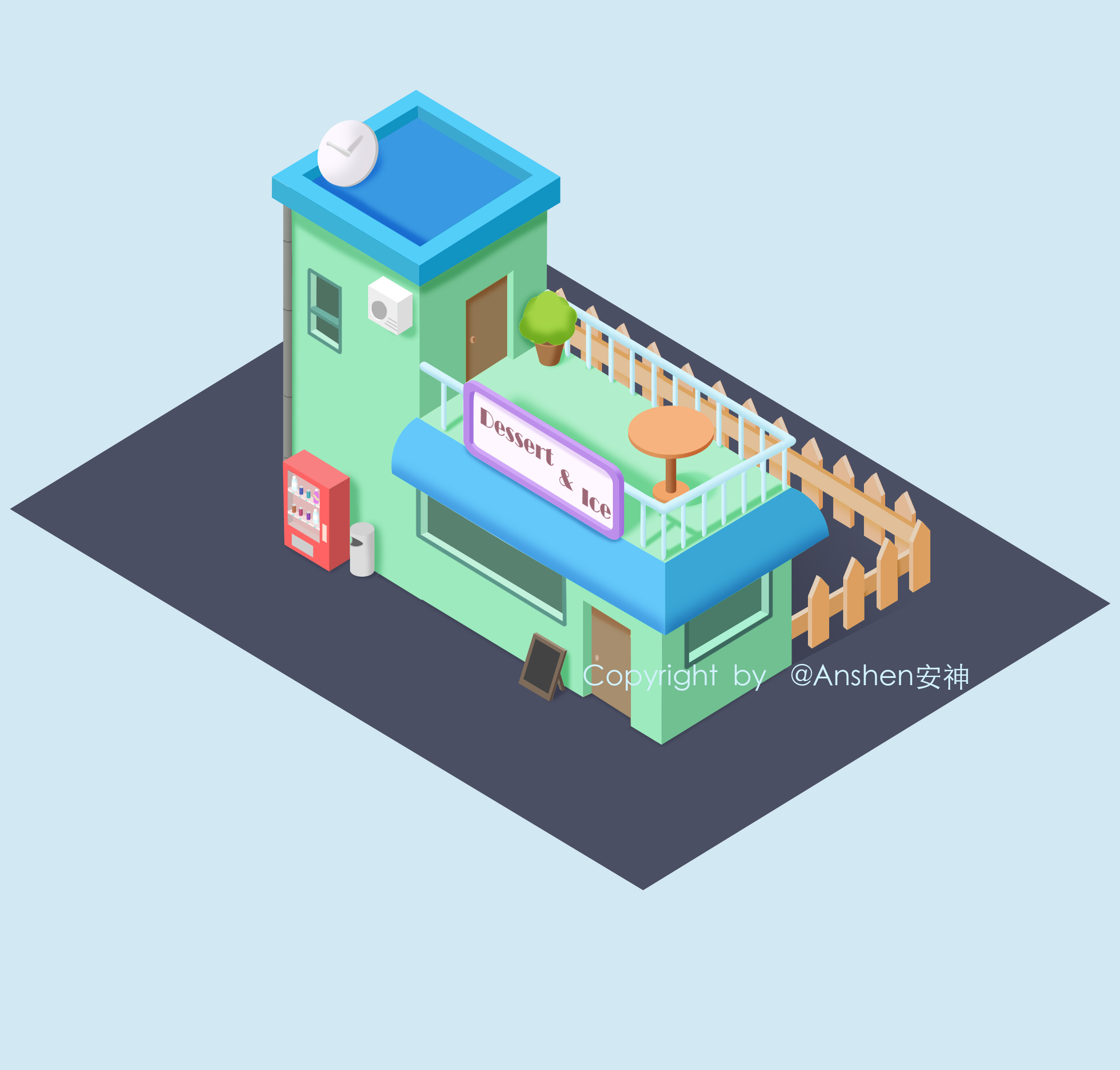 2.5d|插画|艺术插画|anshen安神 - 原创作品 - 站酷 (zcool)