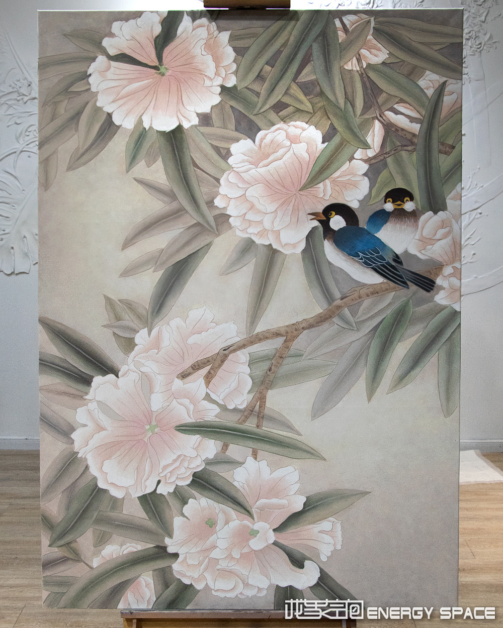 墙绘培训 | 工笔花鸟