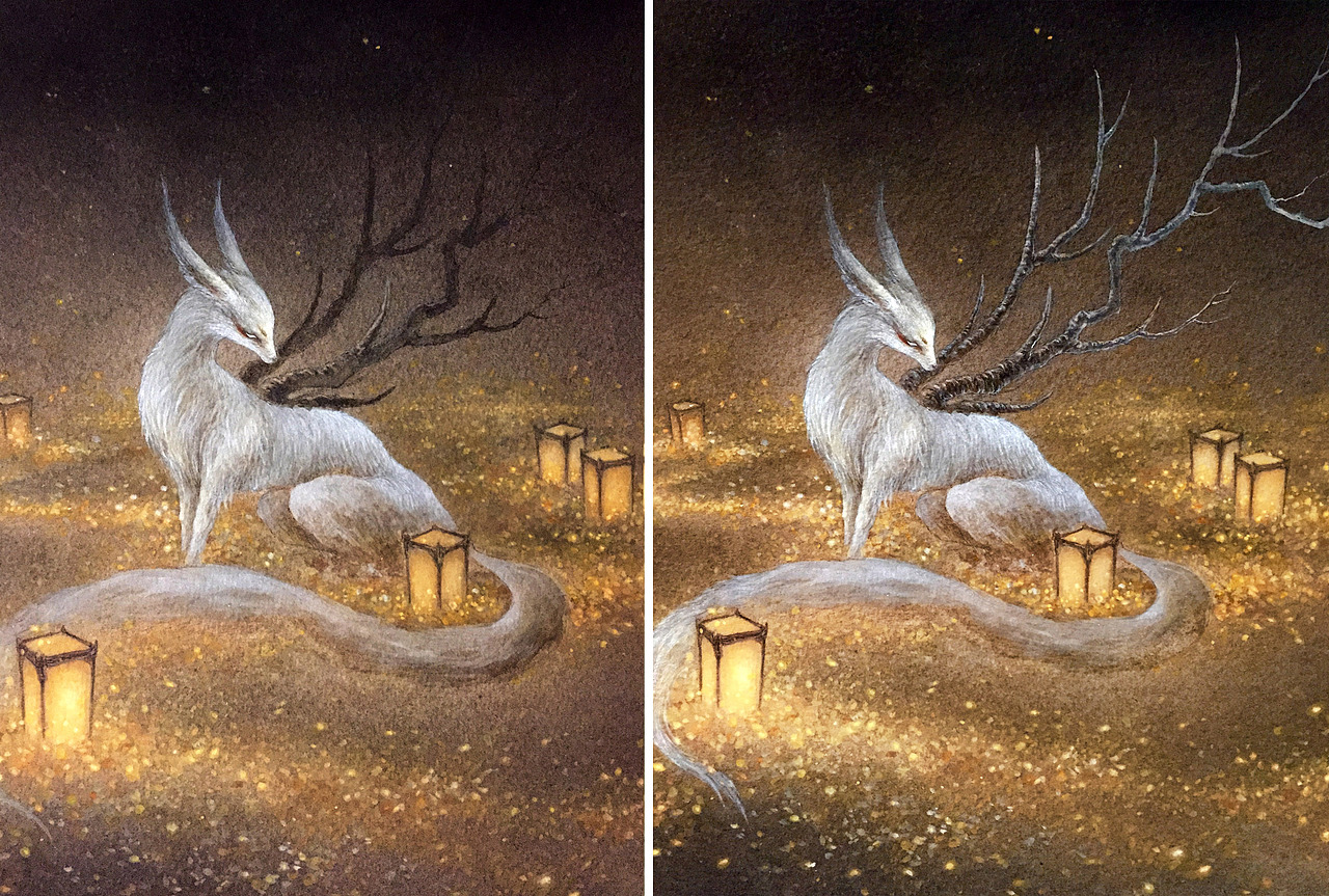 【中国百鬼】狐骑·乘黄（图ZNDYwNjM4NDA=） - 绘画 - 站酷设计师画师杉泽原创素材 - 站酷ZCOOL