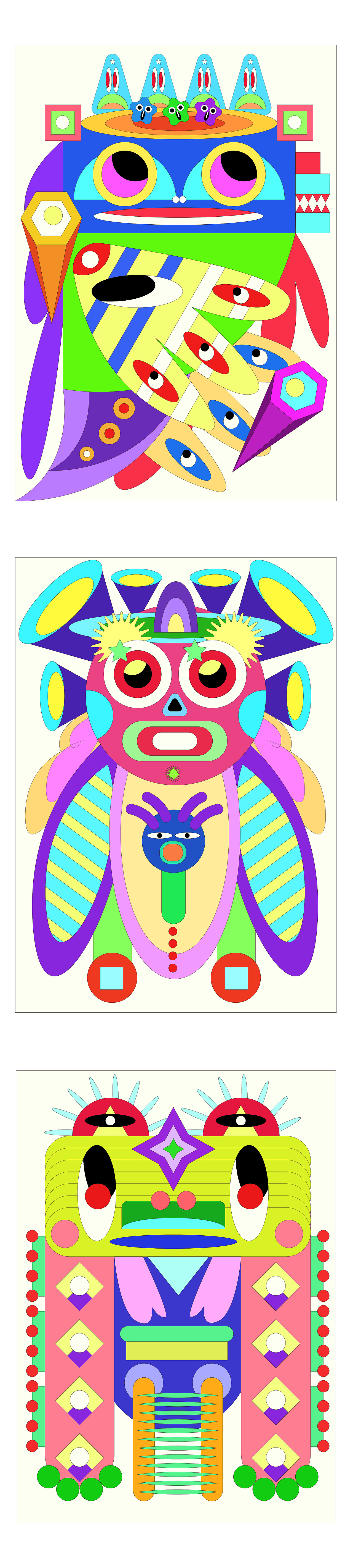 异想世界～小萌兽搞怪系列插画3