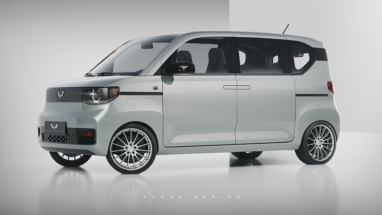 对开侧滑门的商务车——五菱宏光mini四门神车驾到!