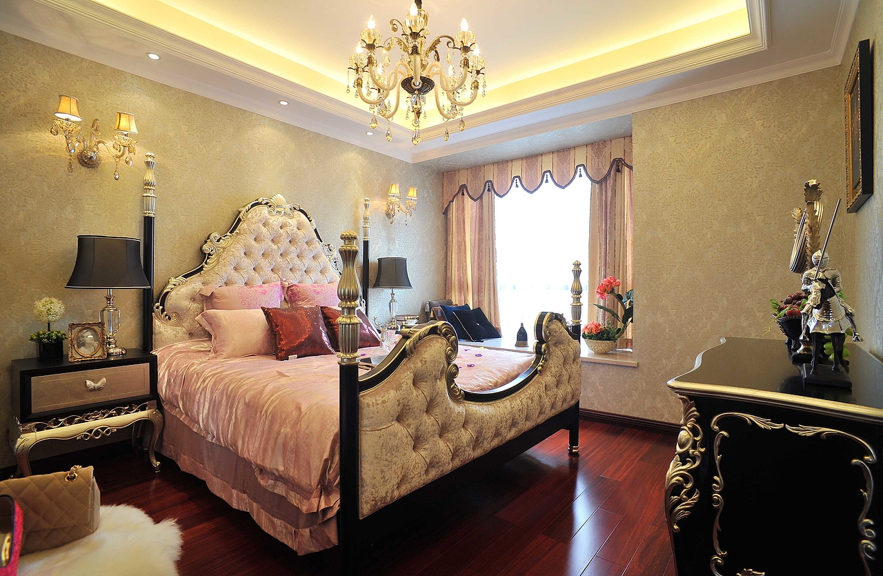 金手指装饰|中铁生态城欧式奢华别墅装修案例!