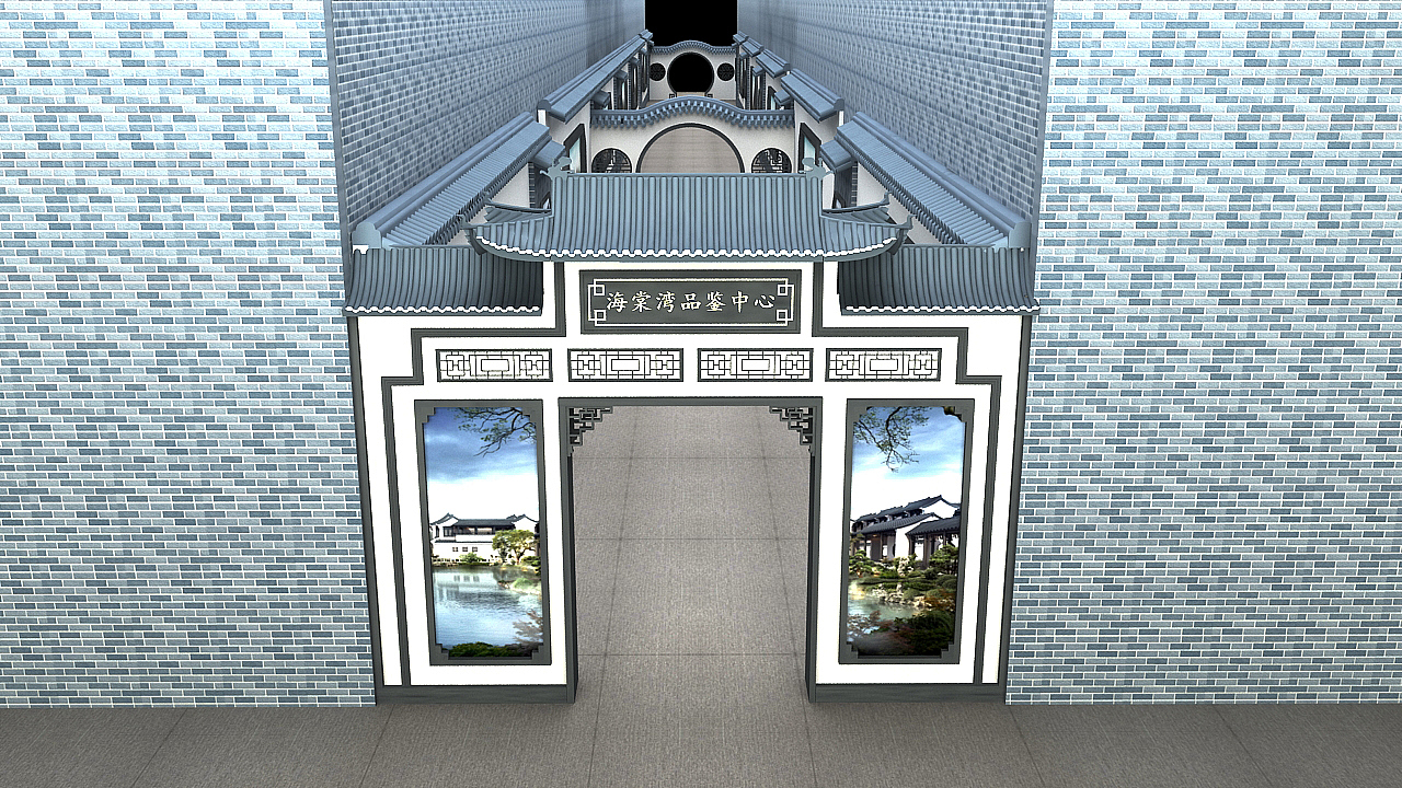 中式售楼通道包装（图ZMTQ4NTQ2NTI0） - 其他空间 - 站酷设计师jjass123原创素材 - 站酷ZCOOL