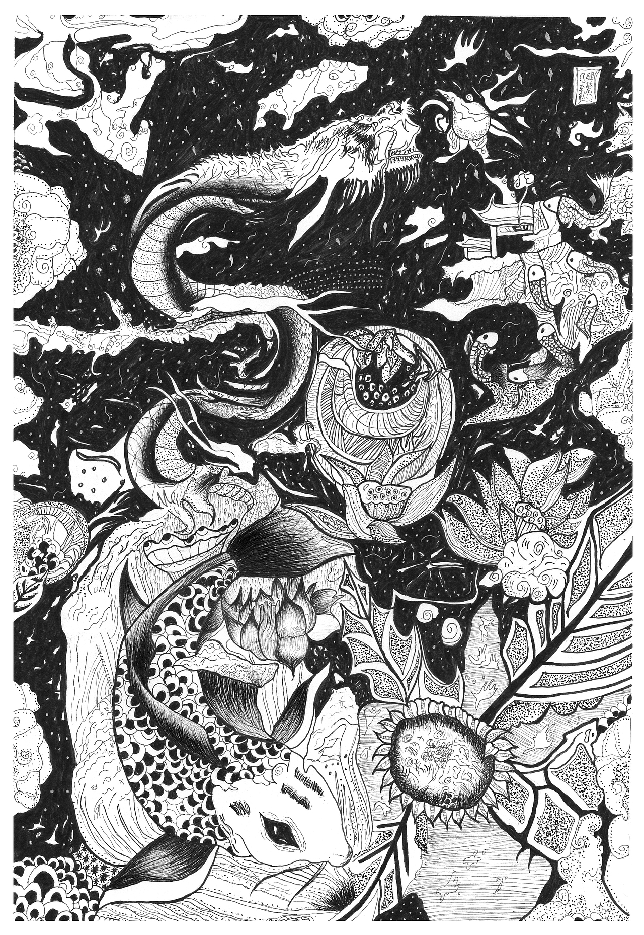 手绘插画系列（图ZMzEyNTg1MTc2） - 创作习作 - 站酷设计师Z858625882原创素材 - 站酷ZCOOL