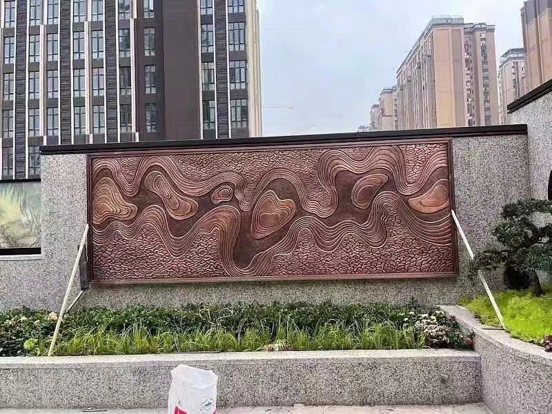 别墅影壁墙浮雕设计制作