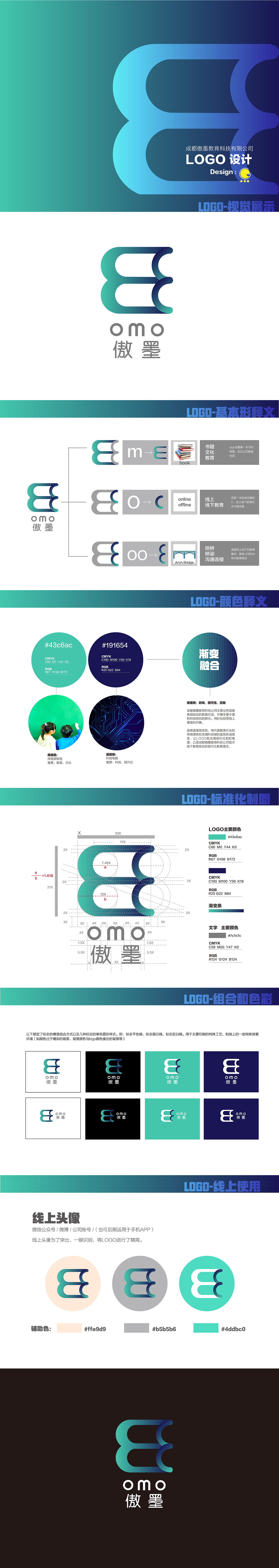 傲墨教育LOGO（图ZMTI4ODY5MTk2） - Logo - 站酷设计师蚊叔原创素材 - 站酷ZCOOL