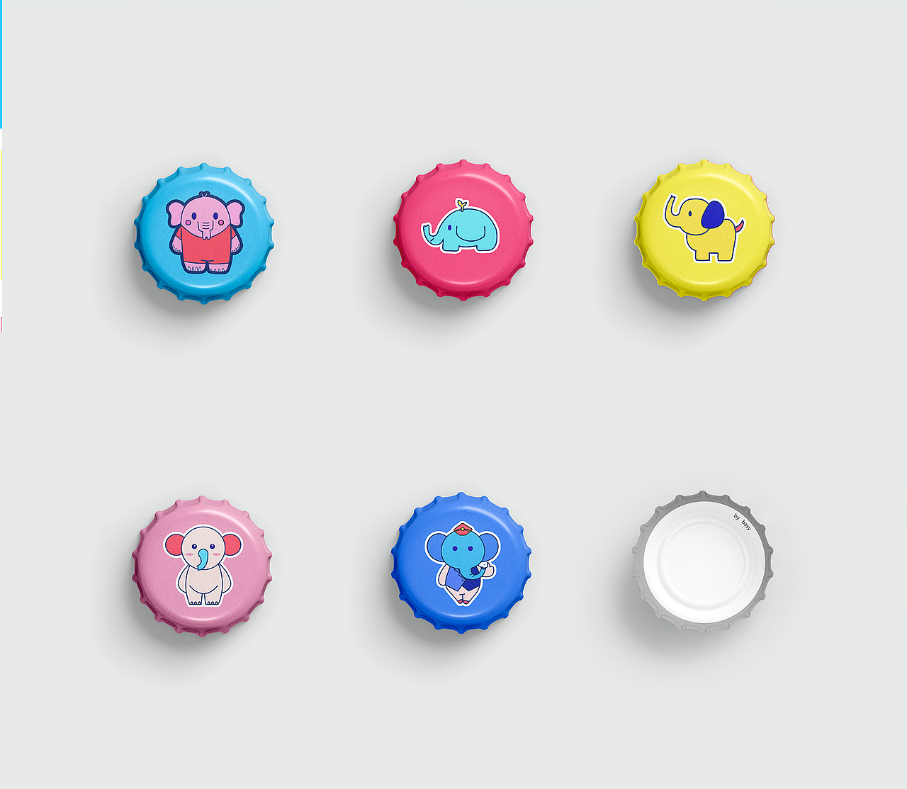 大象和机器人IP卡通形象设计（图ZMjQyMTYwNDU2） - 新锐潮流插画 - 站酷设计师小贝basy原创素材 - 站酷ZCOOL