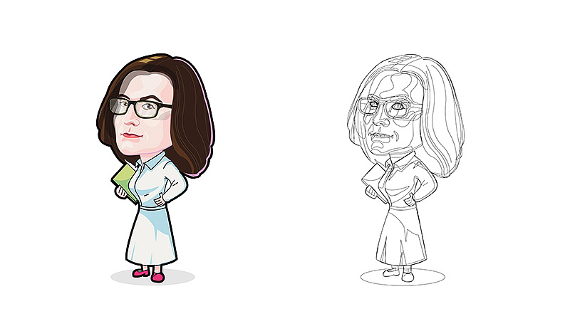 矢量人物形象漫画（图ZMjMwNTQxNzY=） - 单幅漫画 - 站酷设计师大头蚊子SKY原创素材 - 站酷ZCOOL