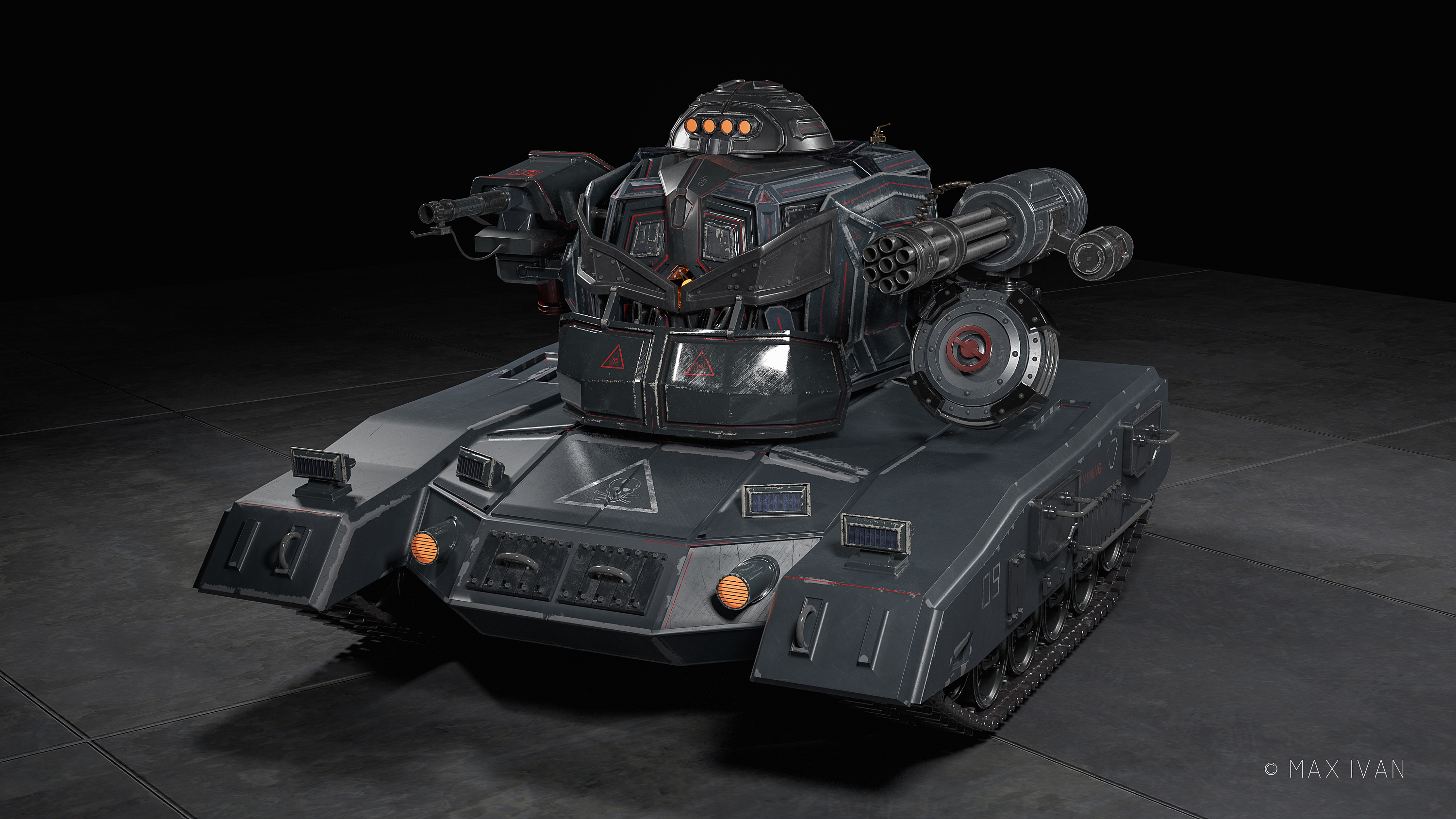 陆地机甲设计 tank-robot