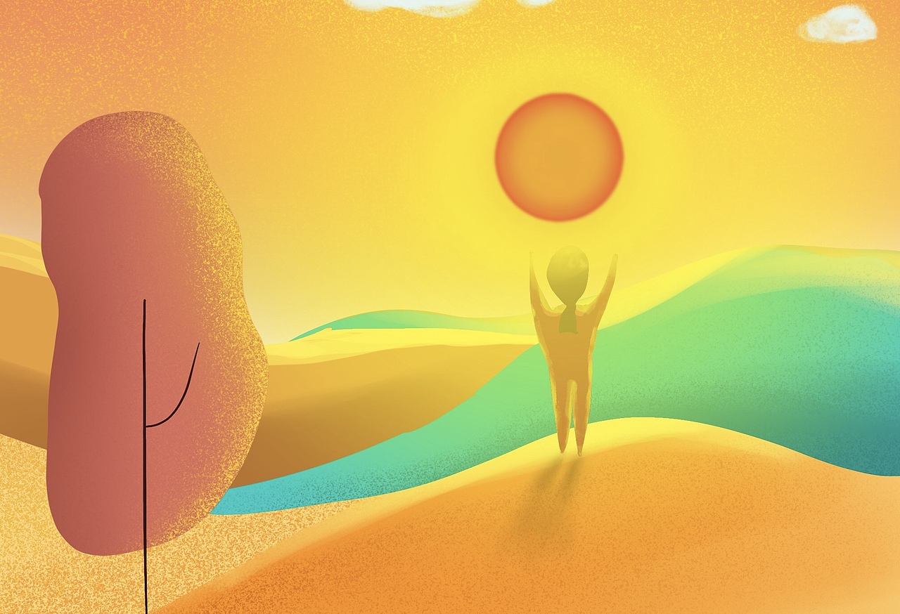 明天（图ZMTg4NTg3Mzcy） - 创作习作 - 站酷设计师一木梅子原创素材 - 站酷ZCOOL