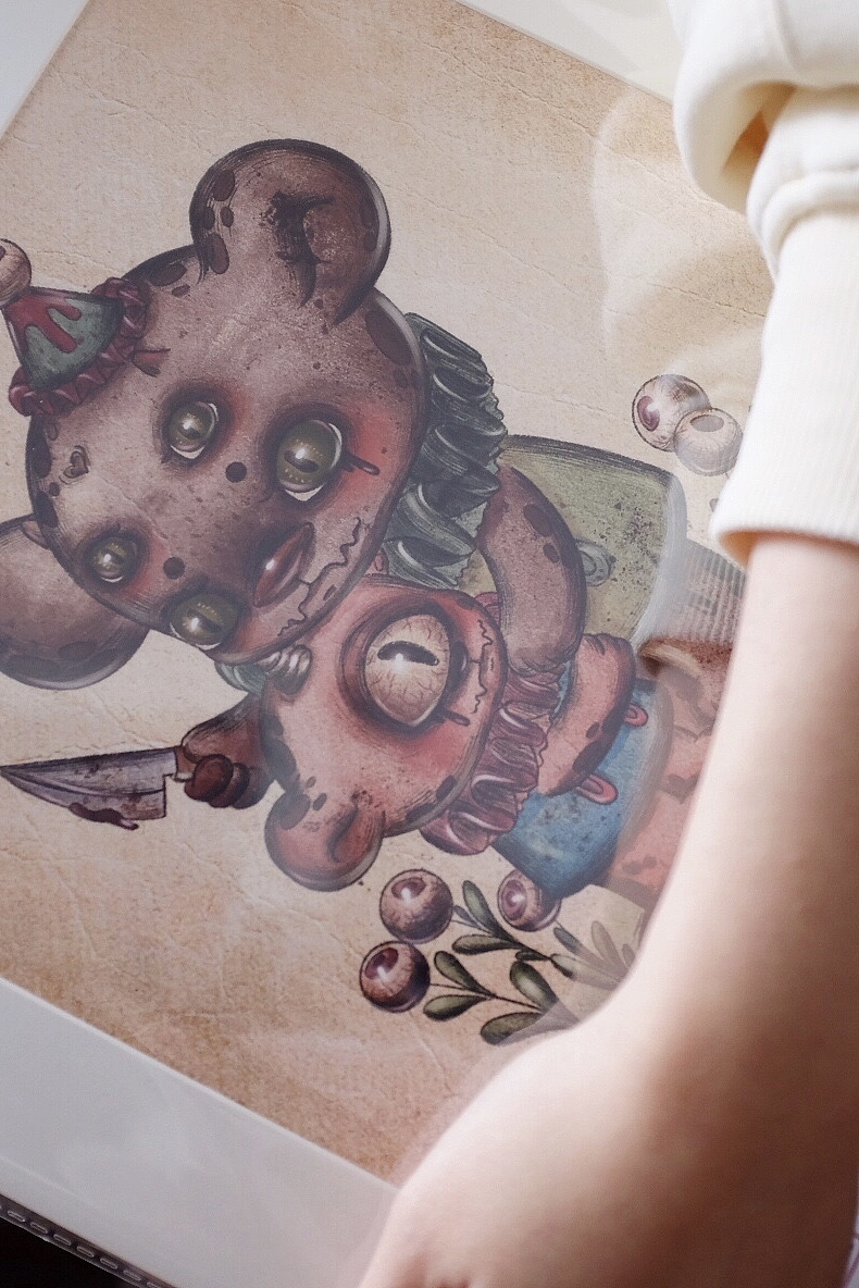 怪物研究院---藝術(shù)微噴插畫（圖ZMjg0Njc1NDYw） - 藝術(shù)插畫 - 站酷設(shè)計(jì)師死兔子Bunny原創(chuàng)素材 - 站酷ZCOOL