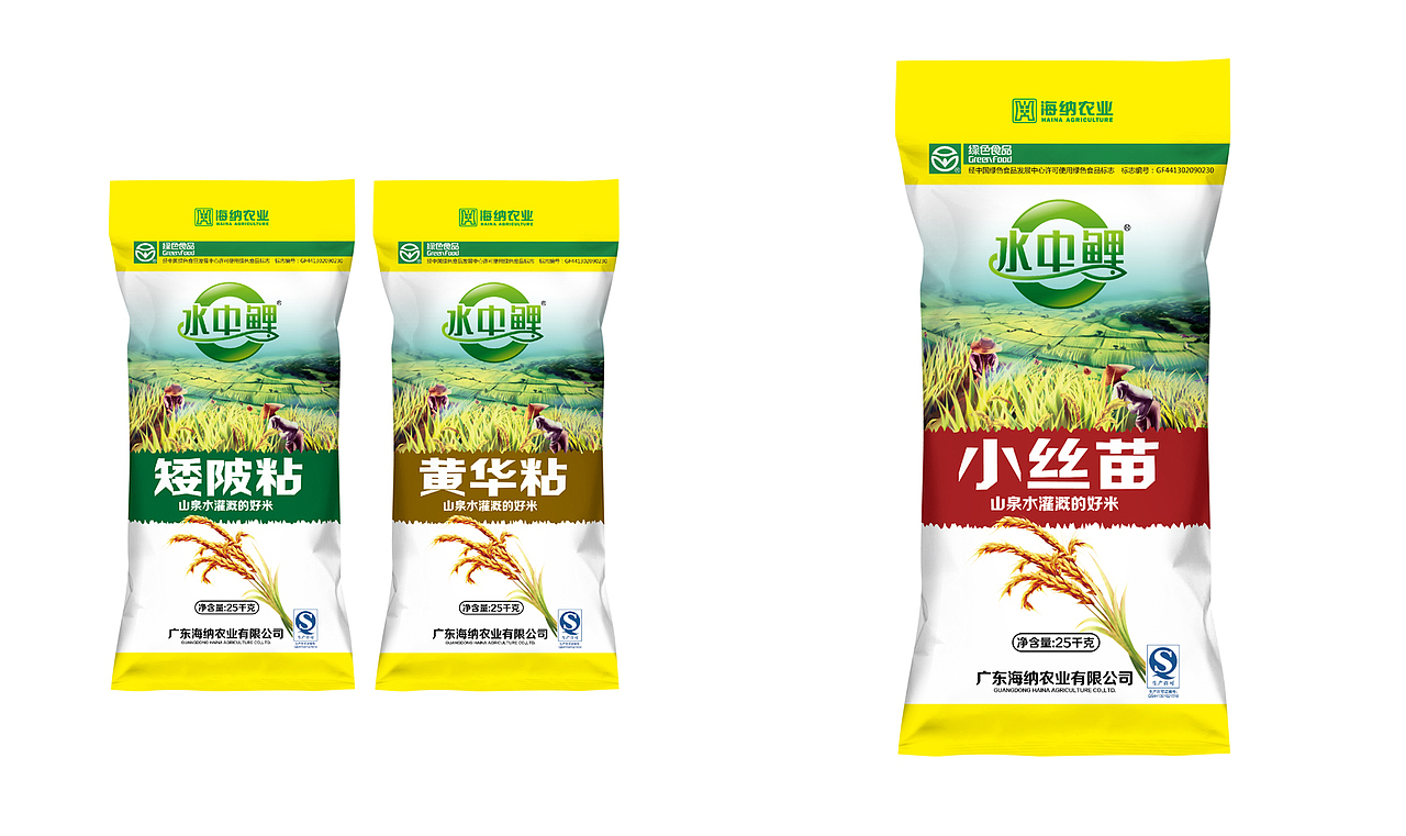 智多邦——水中鲤大米品牌设计 大米包装设计 食品品牌设计 食品包装设计（图ZMjc4Mjk5NDQ=） - 包装 - 站酷设计师智多邦原创素材 - 站酷ZCOOL