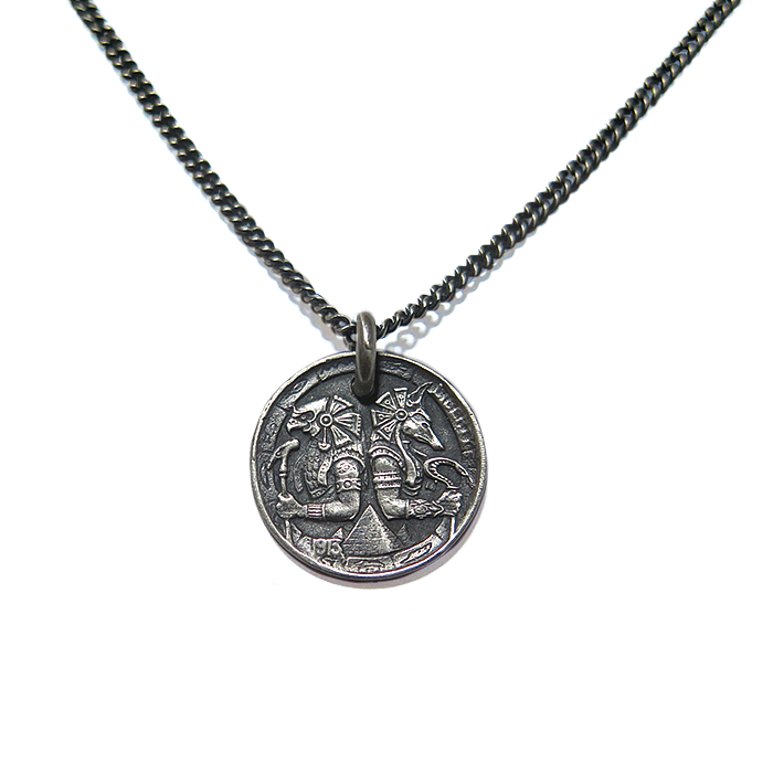 流浪币手工雕刻