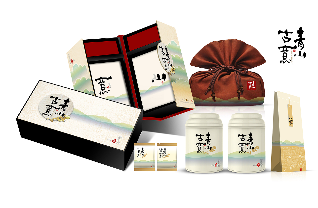 青山古意茶叶（图ZMjE5NDQ4MzYw） - 包装 - 站酷设计师设计师靖原创素材 - 站酷ZCOOL