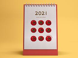 2021日历 美食不可辜负