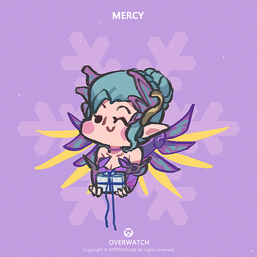 守望先锋雪国仙境Q版头像