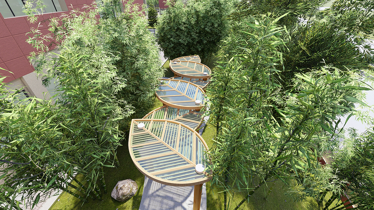 竹韵校园文化（图ZMjIwMjA4MjM2） - 景观设计 - 站酷设计师森美文化设计原创素材 - 站酷ZCOOL