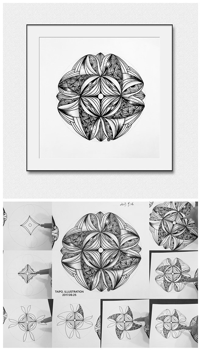 黑白插画设计（图ZOTM0MDY5MTY=） - 绘画 - 站酷设计师太婆原创素材 - 站酷ZCOOL
