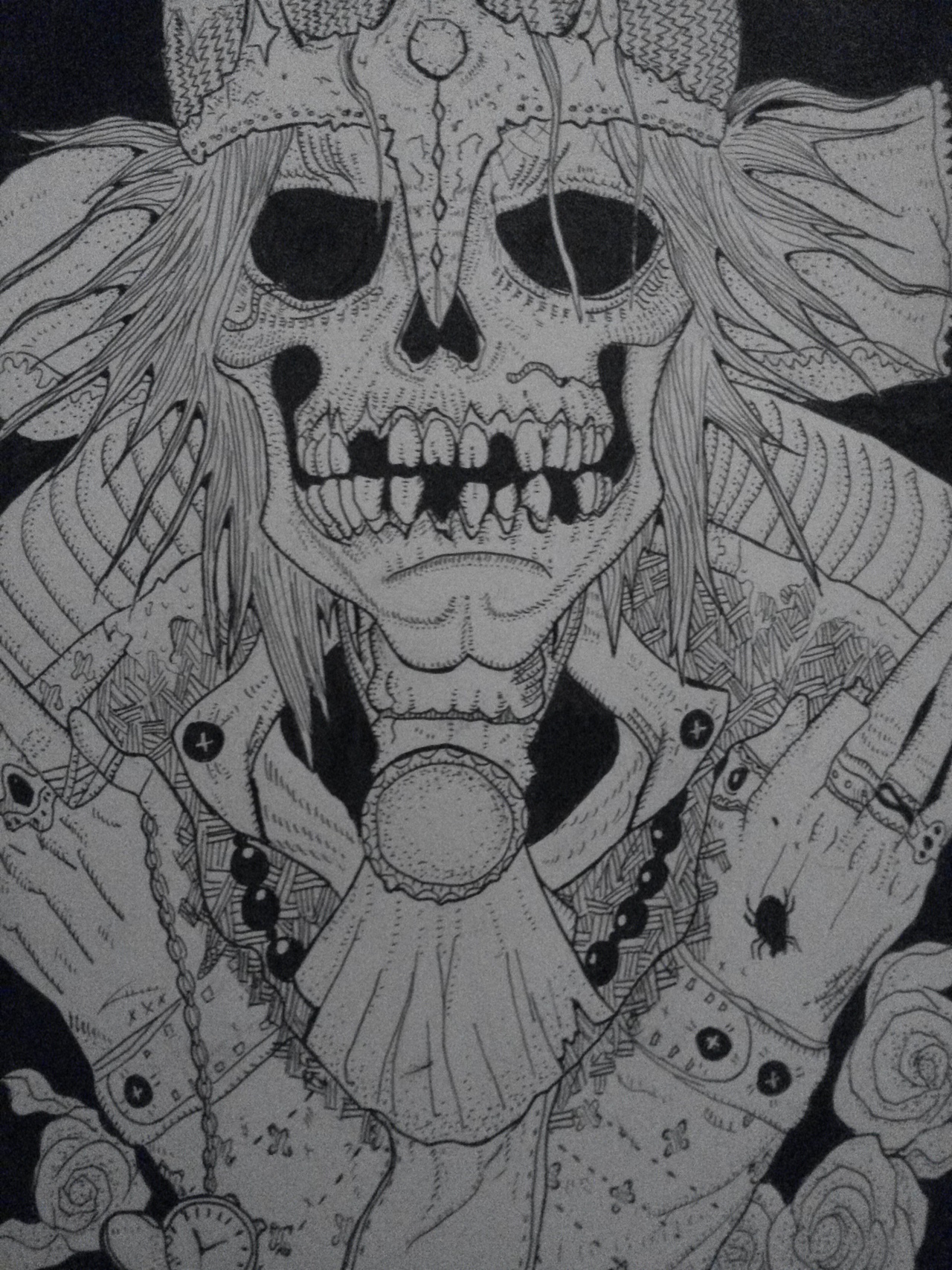 骷髅|插画|创作习作|ni8337_原创作品-站酷zcool