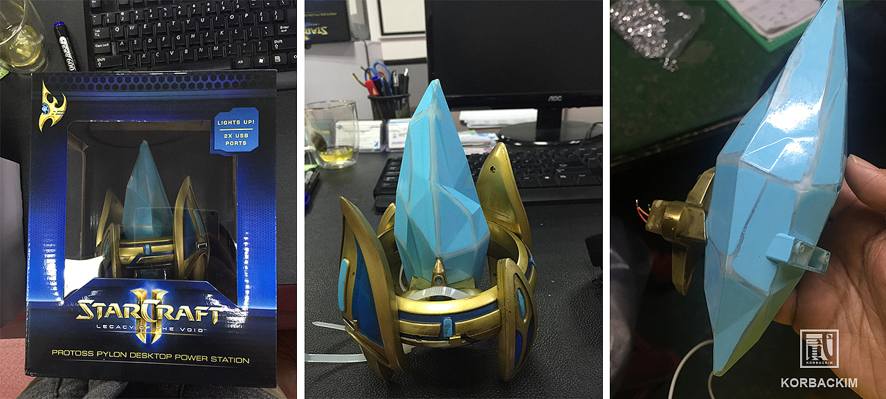 星际争霸神族水晶(pylon)·台灯重制版【starcraft】