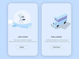 2.5D初尝试 app 启动页面 附动效展示