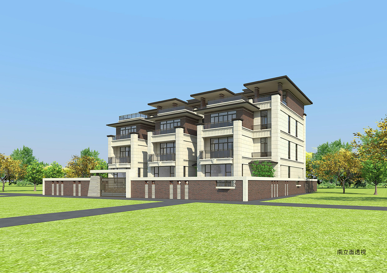 草原风三联别墅