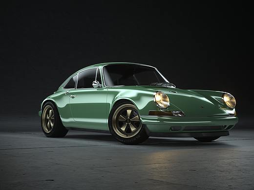 Porsche Singer 材质、灯光练习Part Ⅱ