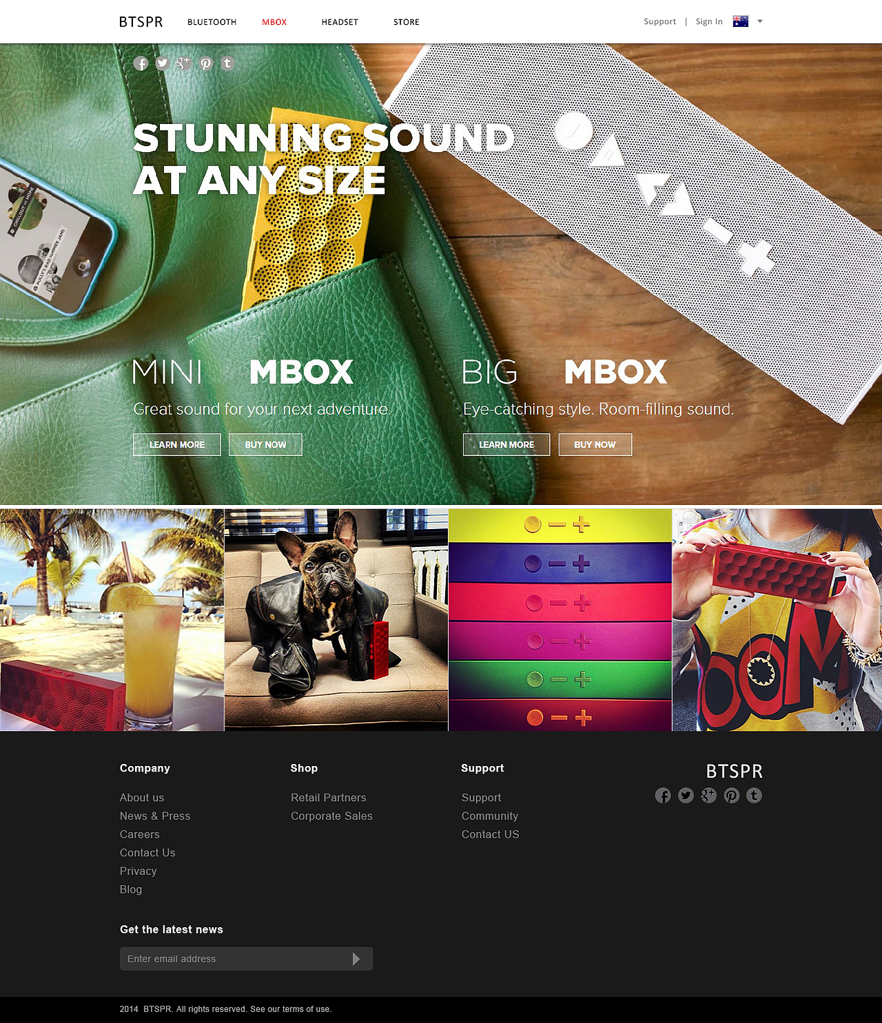 bluetooth speaker web（图ZMTg2OTE1NTI=） - 企业官网 - 站酷设计师mengsijia原创素材 - 站酷ZCOOL