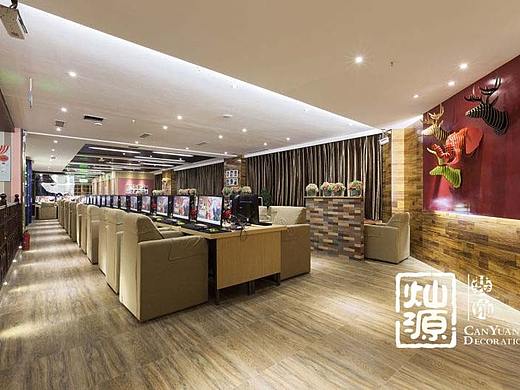 混搭风格网咖装修案例-灿源装饰