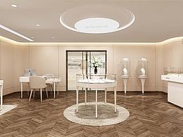 梵克雅寶珠寶店設(shè)計(jì)風(fēng)格 鉆石彩寶店設(shè)計(jì)效果圖 