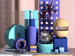 小物件組合渲染2