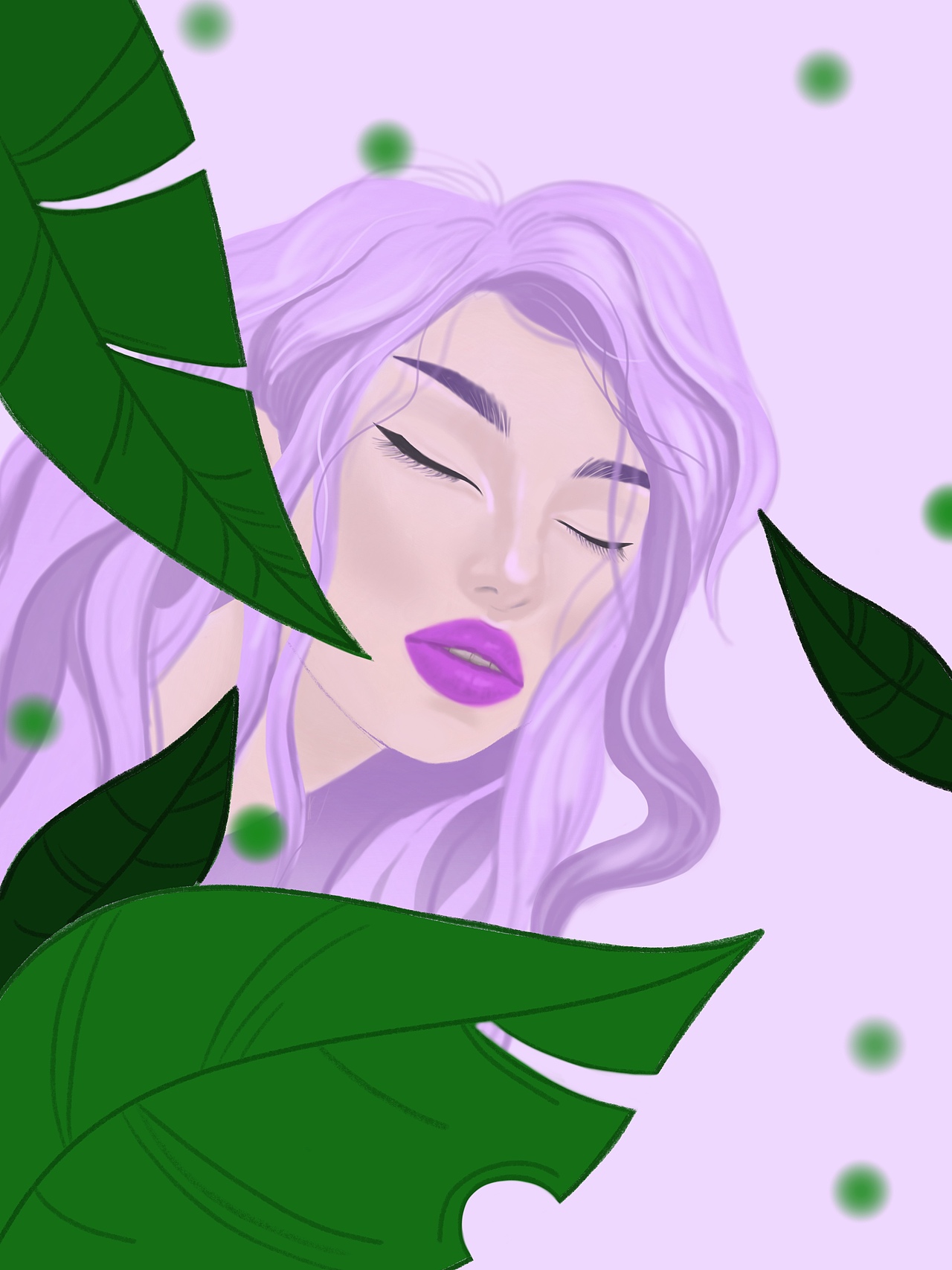 她说紫色很有韵味