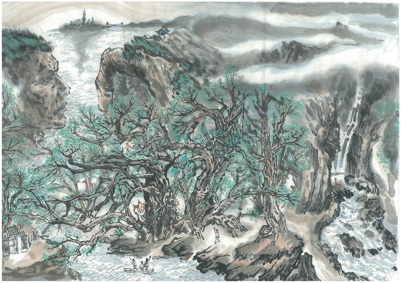 最毕设:万象天地插画比赛《攀爬》《路》
