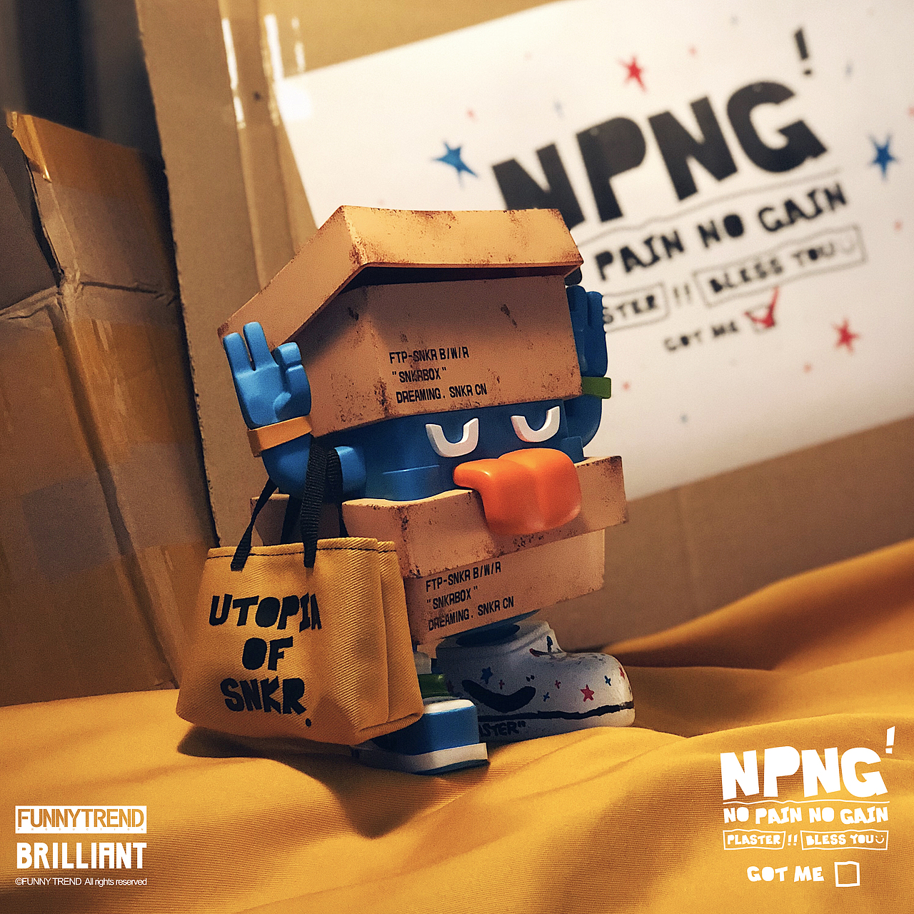 FTP | SNKR BOX - NPNG - 努力盒 - 红蓝款 产品展示(图ZMTczNzc3OTk2) - 手办/模玩 - 站酷设计师FTP乐势出品原创素材 - 站酷ZCOOL