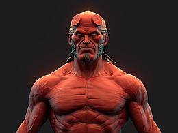 录屏直播做练习-地狱男爵速写