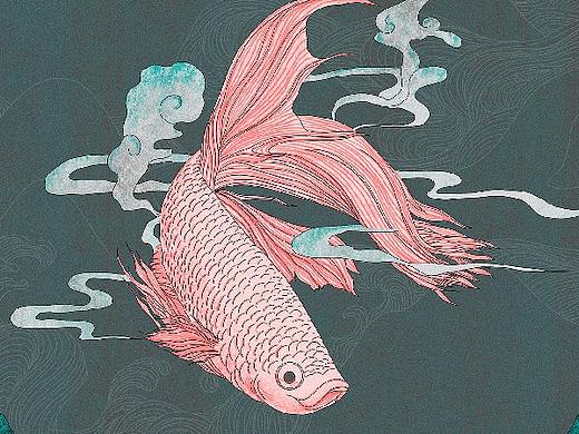夢里的魚（個人主頁-ZNDkyMjEzODA=） - 藝術(shù)插畫 - 站酷設(shè)計師懷遠貓原創(chuàng)素材 - 站酷ZCOOL