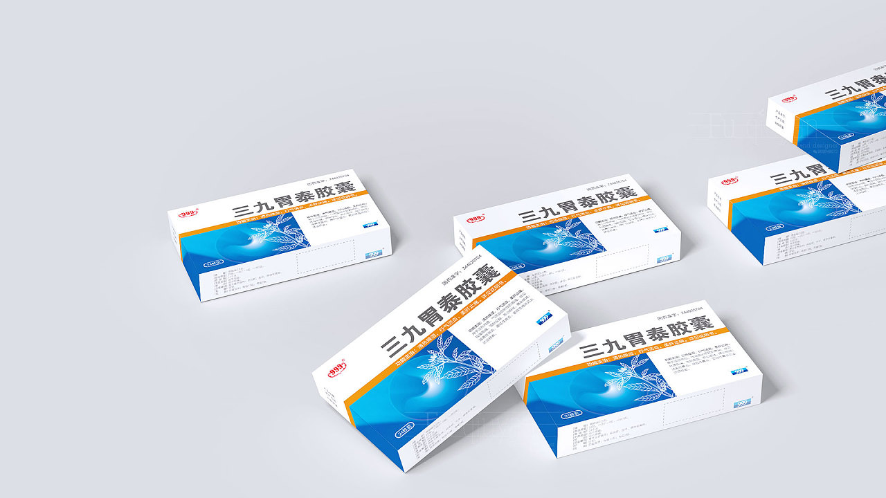 三九胃泰胶囊处方药产品包装设计|平面|包装|燕子品牌设计 - 原创作品
