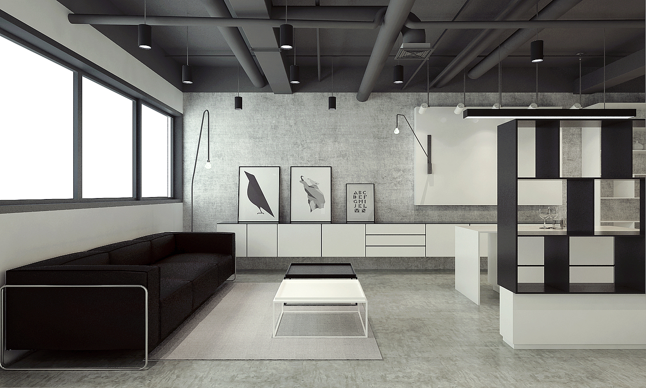 极简主义办公空间