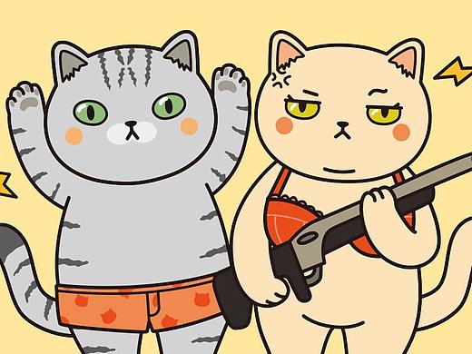 《XO猫》系列表情包&周边设计