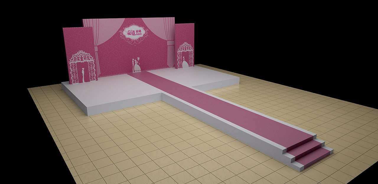 婚庆婚礼舞台背景设计（图ZMjE5NjQzNjQ=） - 其他平面 - 站酷设计师TYEason原创素材 - 站酷ZCOOL