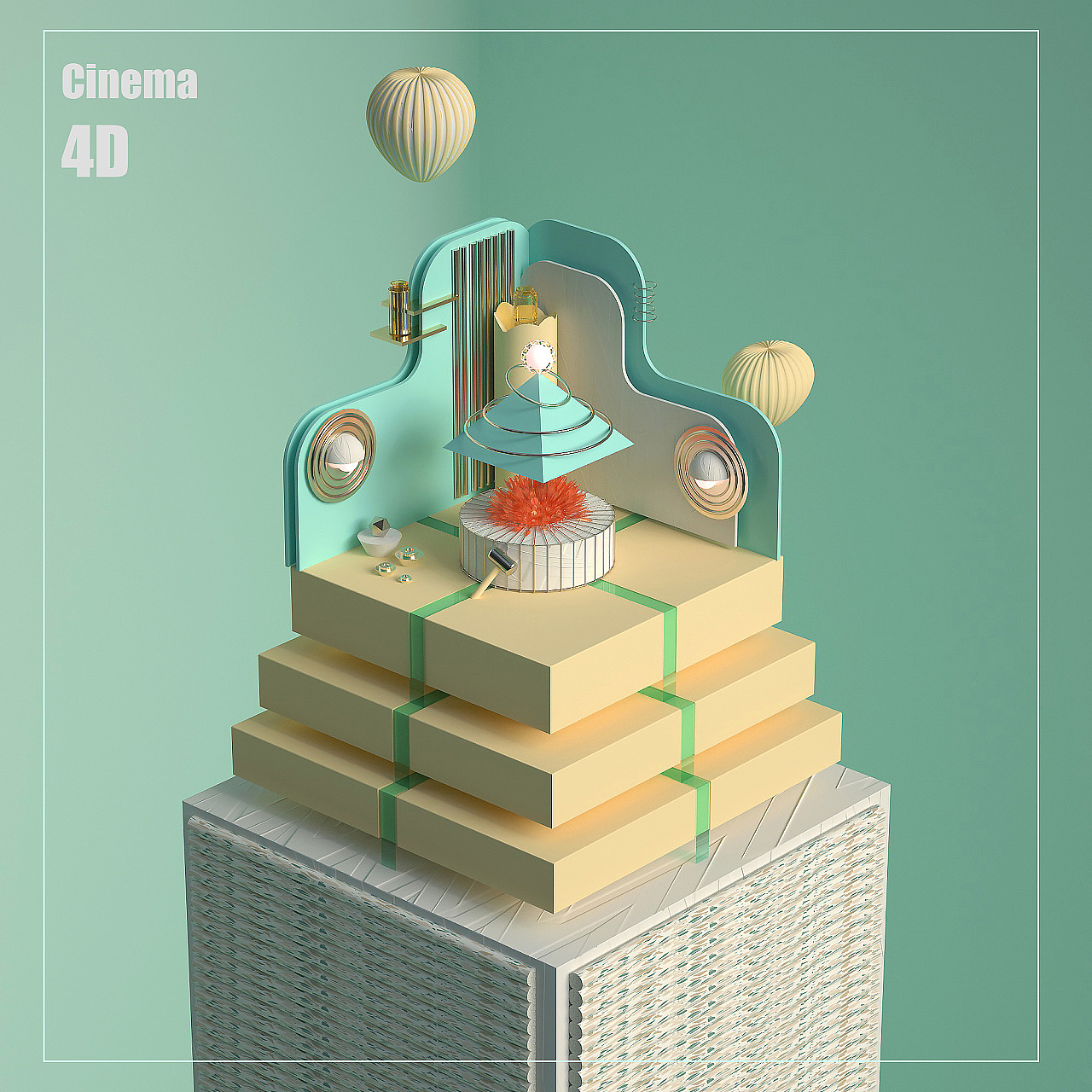 C4D（图ZMjU2MjQ2NTI0） - 其他三维 - 站酷设计师ID小蜗牛原创素材 - 站酷ZCOOL